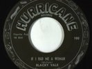 Rockabilly 45 - Blacky Vale - If I Had Me A Woman - Hurricane - mp3 - rare