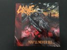 Grave - You'll Never See. LP 1992 Org 1 PRESS Century Media