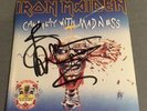 SIGNED by Bruce Dickinson - Iron Maiden Can I Play With Madness (no disk)