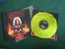 DANZIG  SIGNED   - BLACK LADEN CROWN - YELLOW VINYL -  LP record AUTOGRAPH