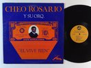 CHEO ROSARIO El Vive Bien Del Barrio LP on Salsa VG++