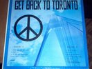 The Beatles Get Back To Toronto Vintage Vinyl Record Album LP 1970