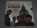 The Who Sings My Generation Decca DL74664 Printed Inner 1966 Pressing FAST SHIP