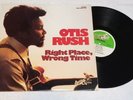 RARE BLUES LP OTIS RUSH RIGHT PLACE WRONG TIME 1976 BULLFROG ORIGINAL VG++/BNM