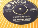 ROLLING STONES   7    crisp EX PLUS CLOSE N MINT 1ST PRESS come on decca