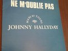 MAXI 45 TOURS JOHNNY HALLYDAY NE M'OUBLIE PAS PROMO