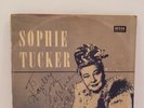 A Rare Sophie Tucker AUTOGRAPHED LP vinyl record Signed