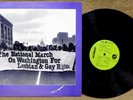 SPOKEN WORD LP: THE NATIONAL MARCH ON WASHINGTON FOR LESBIAN & GAY RIGHTS 1979