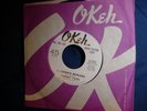 Tommy Tate 45 rpm OKEH promo  'A Lover's Reward'   'Big Blue Diamonds'