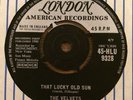 * THE VELVETS - THAT LUCKY OLD SUN - Orig 1960 LONDON UK 45 *