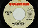 70s Soul 45 - Carl Hall - What About You - Columbia - mp3 - promo