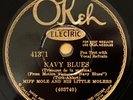 JAZZ 78RPM ; MIFF MOLE AND HIS LITTLE MOLERS OKEH Navy Blues