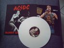 AC/DC  BLOODY LIVE - READING '76  WHITE VINYL + ORIGINAL INLAY MINT UNPLAYED