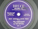 HARPTONES  Forever Mine/Why Should I Love You 10IN 1954 DOO WOP NM- LISTEN