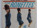 Girl Group R&B 45 RONETTES Walking In The Rain PHILLES picture sleeve