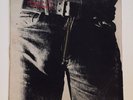 THE ROLLING STONES STICKY FINGERS VINYL LP ORIGINAL ZIPPER SLEVE