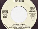 M.C. TEE & LORD TASHEEM Gangster Nine PROFILE 45 rap 7” hip hop HEAR