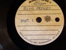 ELVIS PRESLEY ACETATE AUDIODISC CANCER RELIEF   LIVE RECORDINGS RADIO SHOWS   