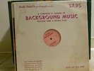 BACKGROUND MUSIC Audio Artist's Muzak IN STORE 9a/b LP 16 2/3 RPM Library RED