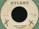 RUN-AROUNDS Such a Night / Oh Why 45rpm Hyland 1964 rare white doo-wop