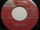 BILL EVANS This Is Jesus/ I Saw A Man 45 rpm ARK 257 RARE HILLBILLY GOSPEL HEAR