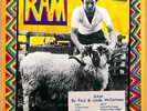 PAUL AND LINDA McCARTNEY RAM US ORIG'71 APPLE 1ST PRESS STICKER FACTORY SEALED