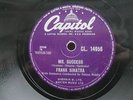RARE FRANK SINATRA 78 RPM MR. SUCCESS / SLEEP WARM UK CAPITOL CL.14956