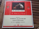 RARE ED1 WILHELM FURTWÄNGLER BEETHOVEN 4 HMV ALP 1059 UK