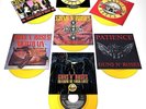 7 x Singles, yellow vinyl + Adapter - From Guns N' Roses - Locked N' Loaded box.