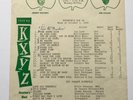 ELVIS PRESLEY-100% GENUINE AND INTERESTING KXYZ RADIO HIT PARADE BULLITIN