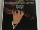 BOX 3 LP BRETISLAV NOVOTNY BACH SONATAS & PARTITAS SOLO VIOLIN SUPRAPHON STEREO