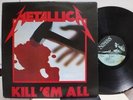 METALLICA / KILL 'EM ALL, RARE KOREA MUSIC FOR NATIONS LP THRASH METAL EX