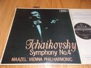 DECCA SXL 6157 WBg TCHAIKOVSKY - SYMPHONY NO 4 *LORIN MAAZEL / VIENNA PO* EX+