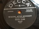 1957 Patsy Cline - Walkin After Midnight - MISPRINT - Decca SHELLAC 78RPM