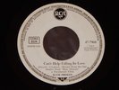 ELVIS PRESLEY  WEISS PROMO CANT HELP FALLING IN LOVE ROCK A HULA BABY WEISSPROMO