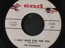 FLAMINGOS: I Only Have Eyes For You / Goodnight, Sweetheart 45 (dj, plays above
