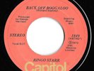 RINGO STARR -Back Off Boogaloo- 1976 CANADIAN Capitol ORANGE LABEL 45  BEATLES