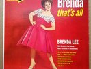 Brenda Lee THAT'S ALL 1962 Mono Pink Label Promo LP Nice Vinyl