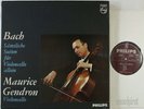 GENDRON BACH COMPLETE SUITES FOR CELLO SOLO PHILIPS ED.1 3LP BOX A 02397/99 L NM