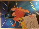 JAPAN ANIME OST MIRAI SHONEN KONAN (2LP) w/OBI BIG POSTER Ghibli Hayao Miyazaki