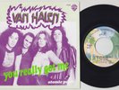 VAN HALEN * You Really Got Me * 1978 Belgian - Dutch 45 * METAL HARD ROCK 45 *