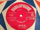 The Beatles. Love Me Do. Red Parlophone. Excellent. Earliest ''JR demo stamper''