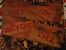 AC/DC: TNT Australian Pressing G/F Vinyl LP) Back Label APLP-016 1975