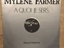 Mylene Farmer - Maxi 45 Tours PROMO - À Quoi Je Sers - Bon État