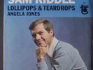 SAM RIDDLE: Angela Jones / Lollipops & Teardrops 45 (PS, sl cw) Oldies