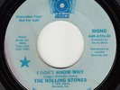 ROLLING STONES - Abkco 4701 - I Don't Know Why - 1975 ROCK PROMO 45 VG++