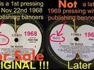 THE BEATLES 1968 GENUINE Aust 1st Press A48513 