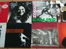 8 LPs: The Alarm, Simple Minds, The Clash, Tommy Bolin, Toto, U2