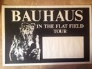 BAUHAUS SUPER RARE ORIGINAL IN THE FLAT FIELD TOUR POSTER
