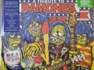 A TRIBUTE TO RAMONES WERE A HAPPY FAMILY NEON GREEN COLORED VINYL LIMITED ED.